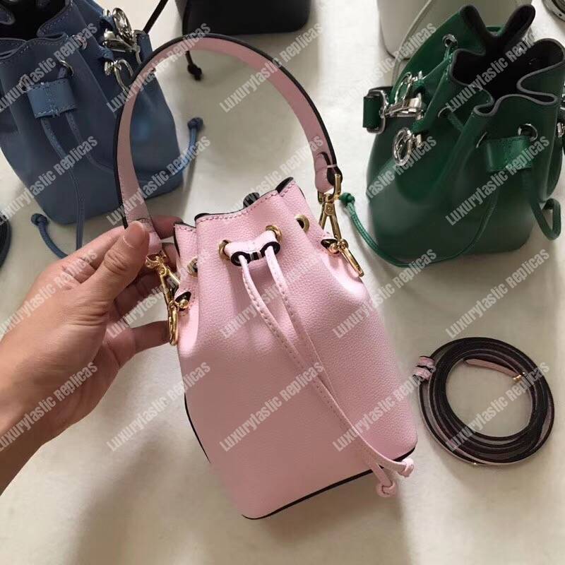 F**di mon tresor pink leather mini bag