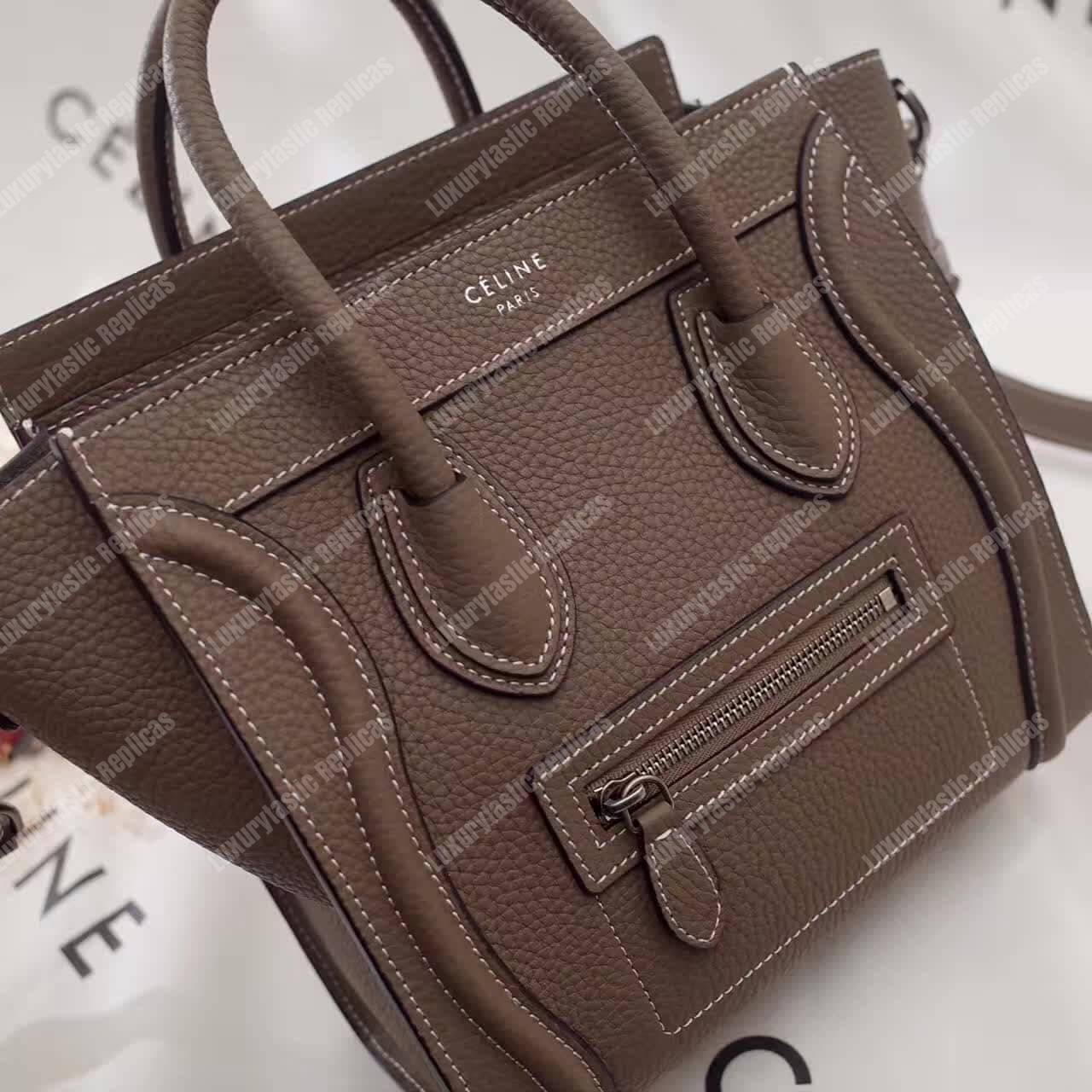 Ce**e nano luggage tote saddle brown