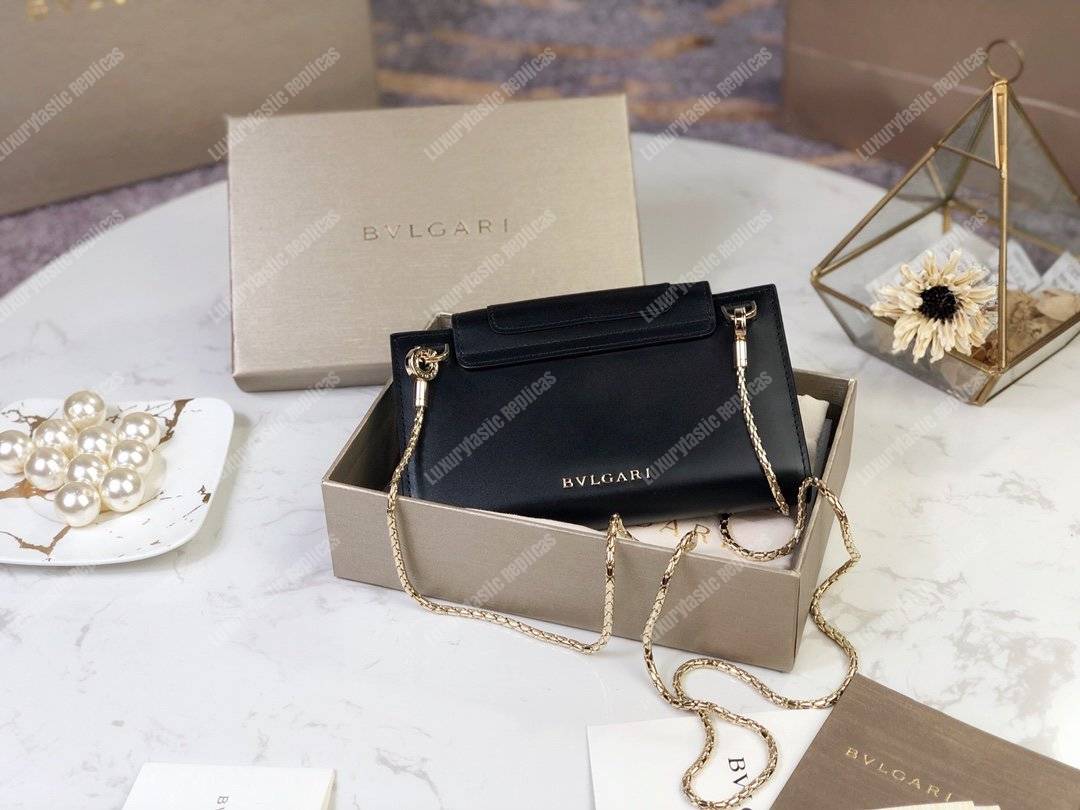 BVL Serpenti Forever Techno-Hybrid Wallet Black