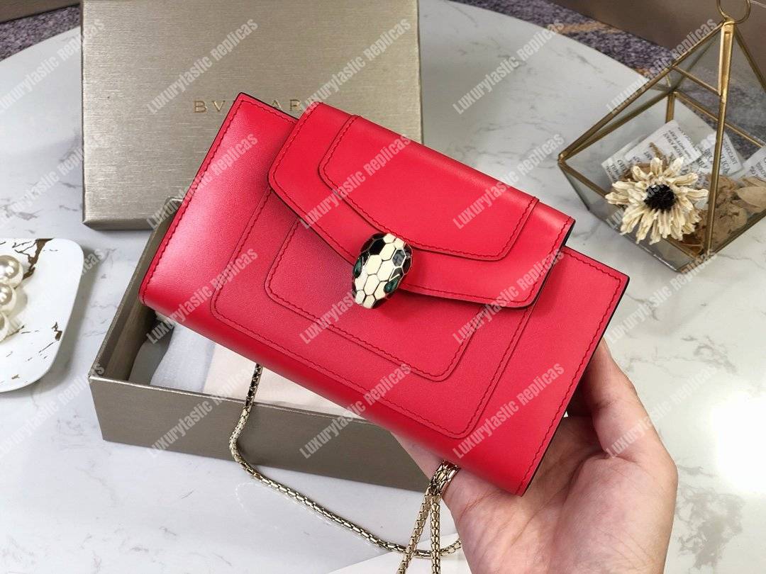 BVL Serpenti Forever Techno-Hybrid Wallet Sea Star Coral