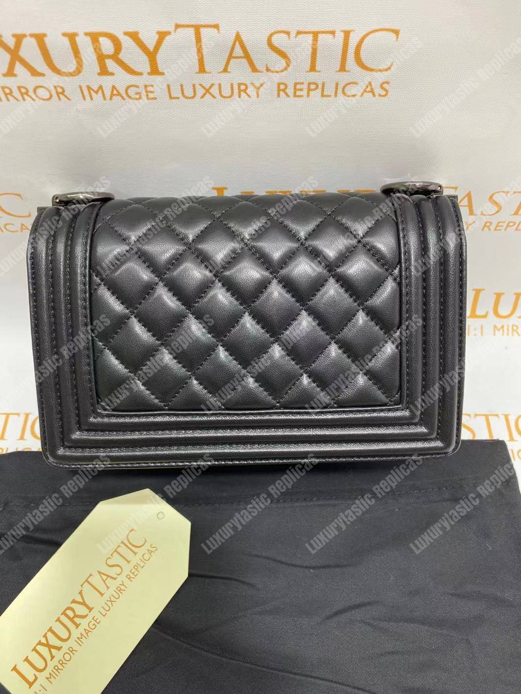 small boy Ch*el handbag black