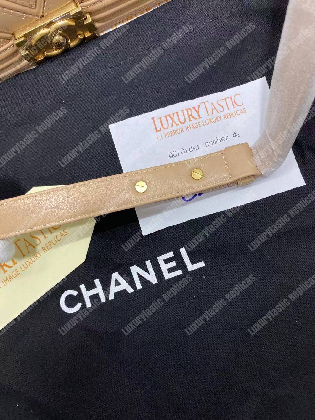 Ch*el medium boy flap bag