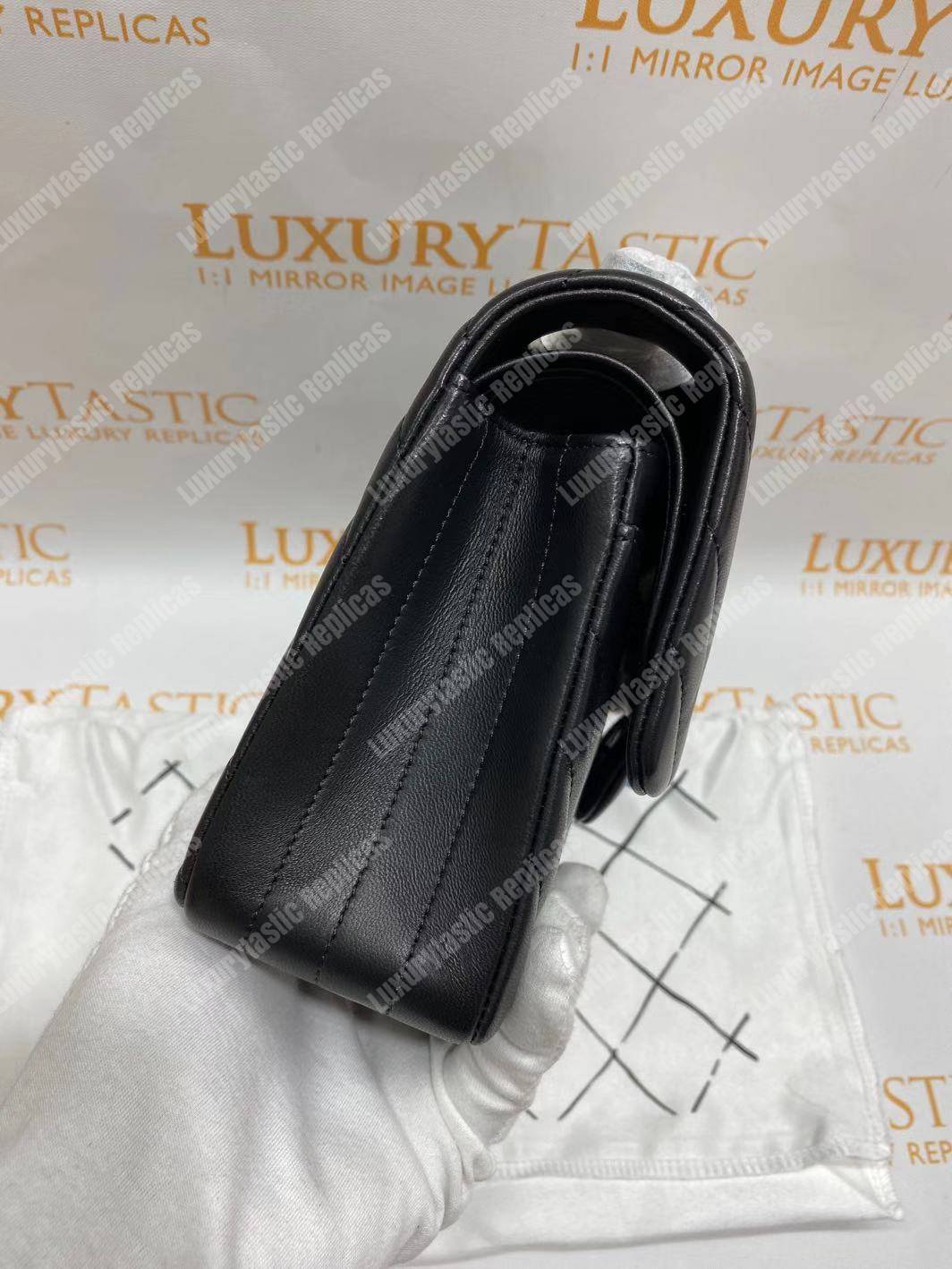 Ch*el classic medium handbag black