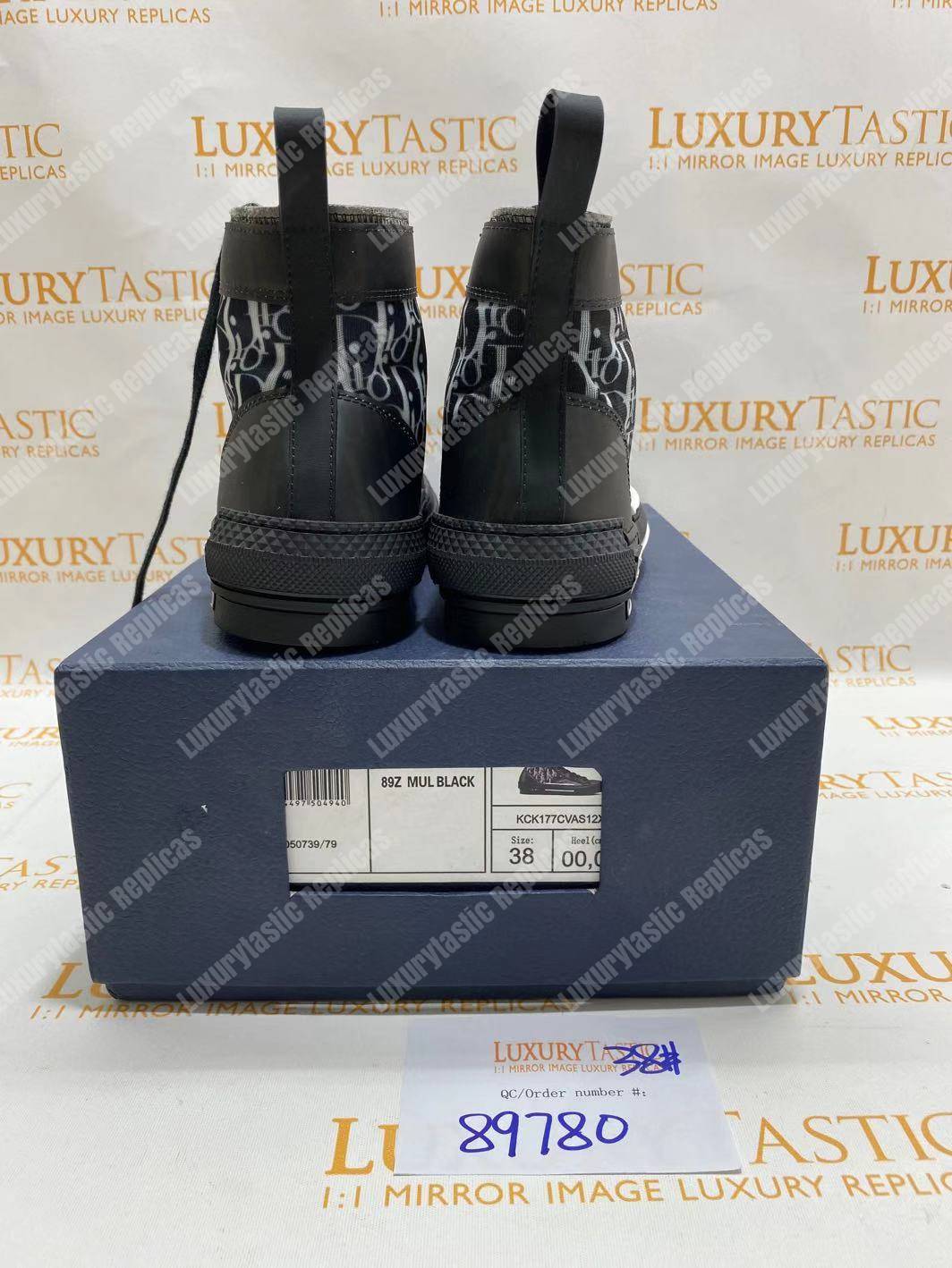 D*or “b23” high-top D*or oblique sneaker