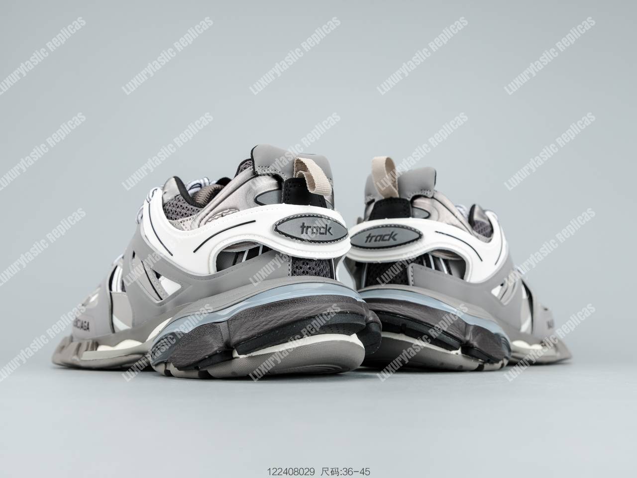 Ba*len*cia*ga track sneaker grey / white