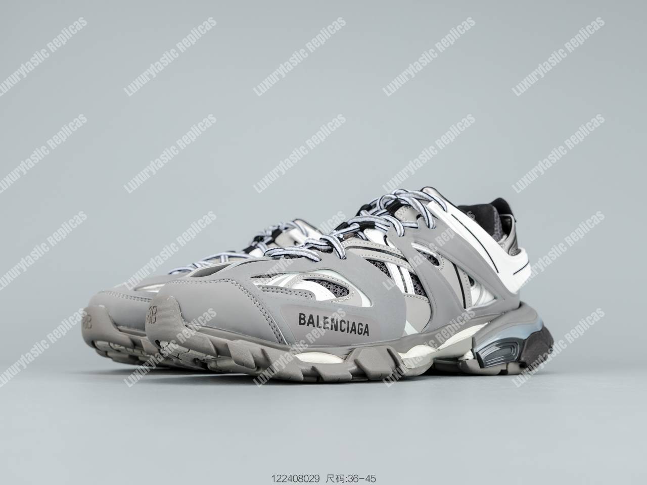 Ba*len*cia*ga track sneaker grey / white