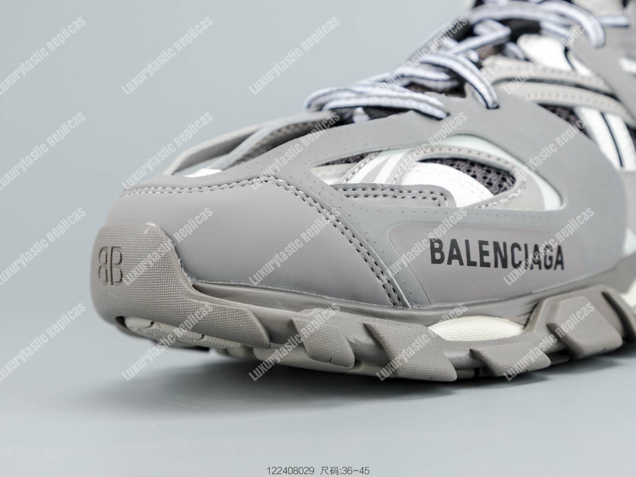 Ba*len*cia*ga track sneaker grey / white