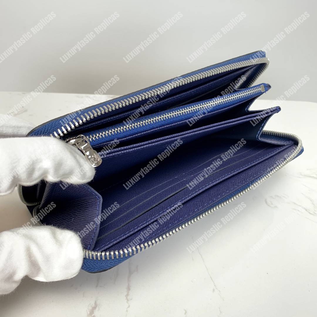LV Escale Zippy Wallet Bleu