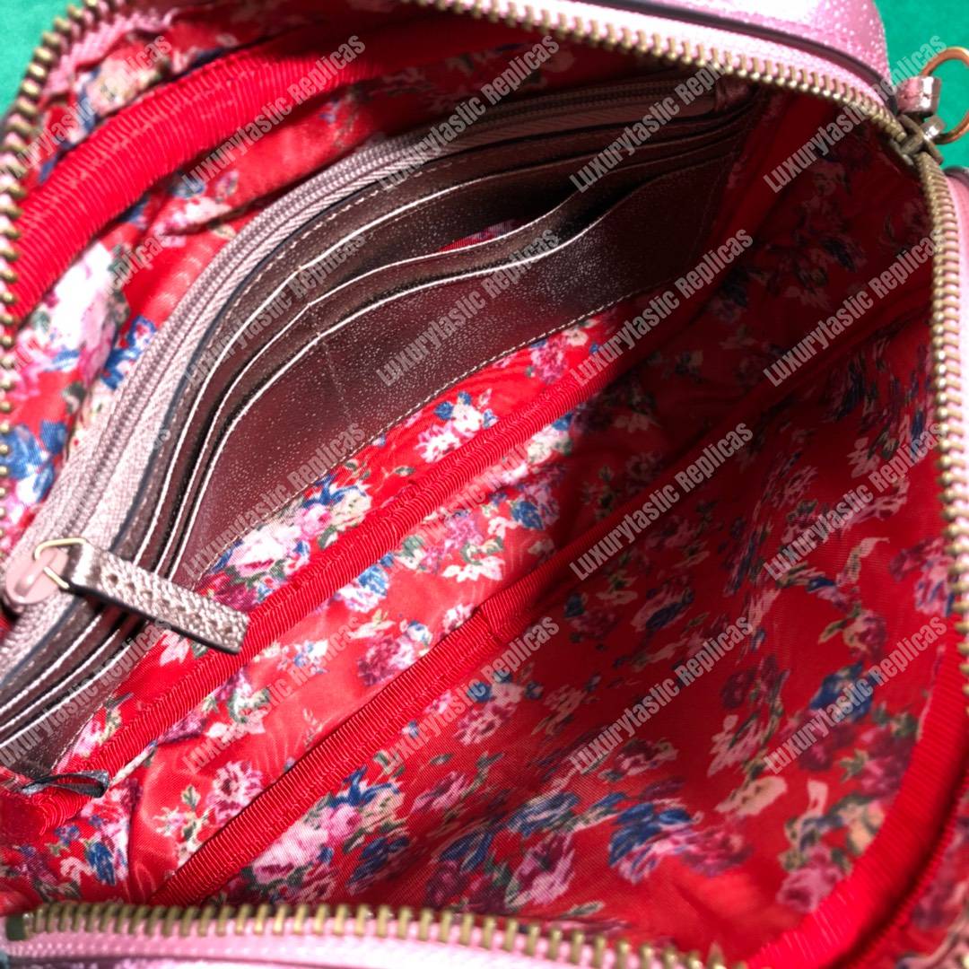 G*u*i zumi clutch metallic blue/pink