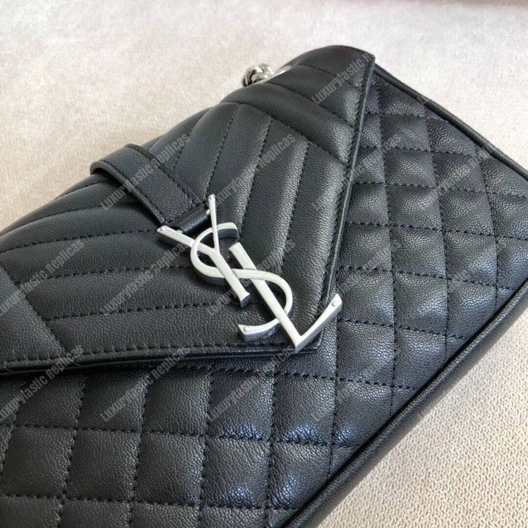 Saint Laurent Classic Medium Soft Envelope Black