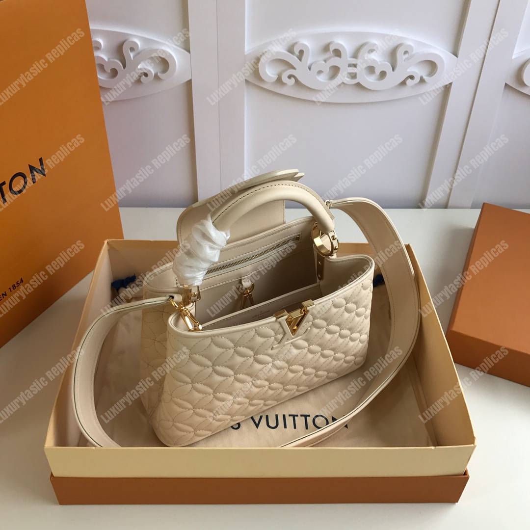 LV Capucines BB Vanile Ivory