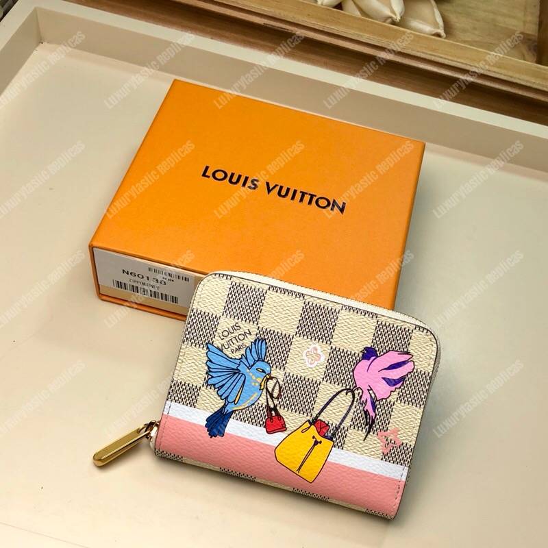 LV Zippy Coin Purse Birds