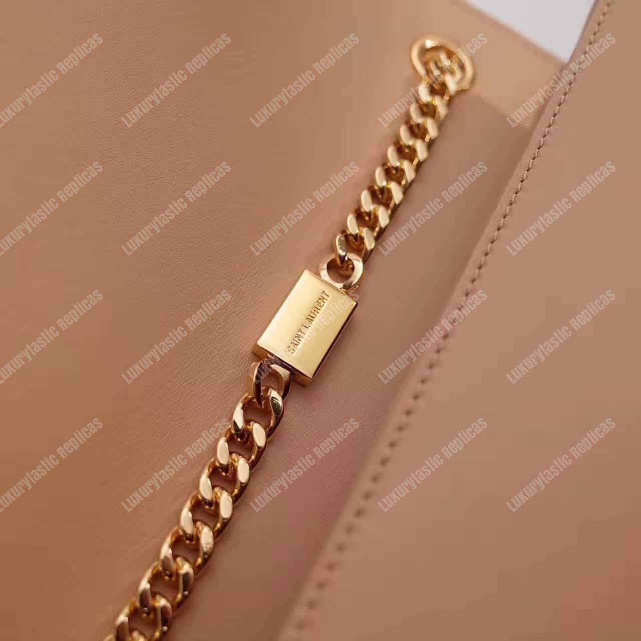 Saint Laurent Kate Medium With Tassel In Smooth Leather Powder