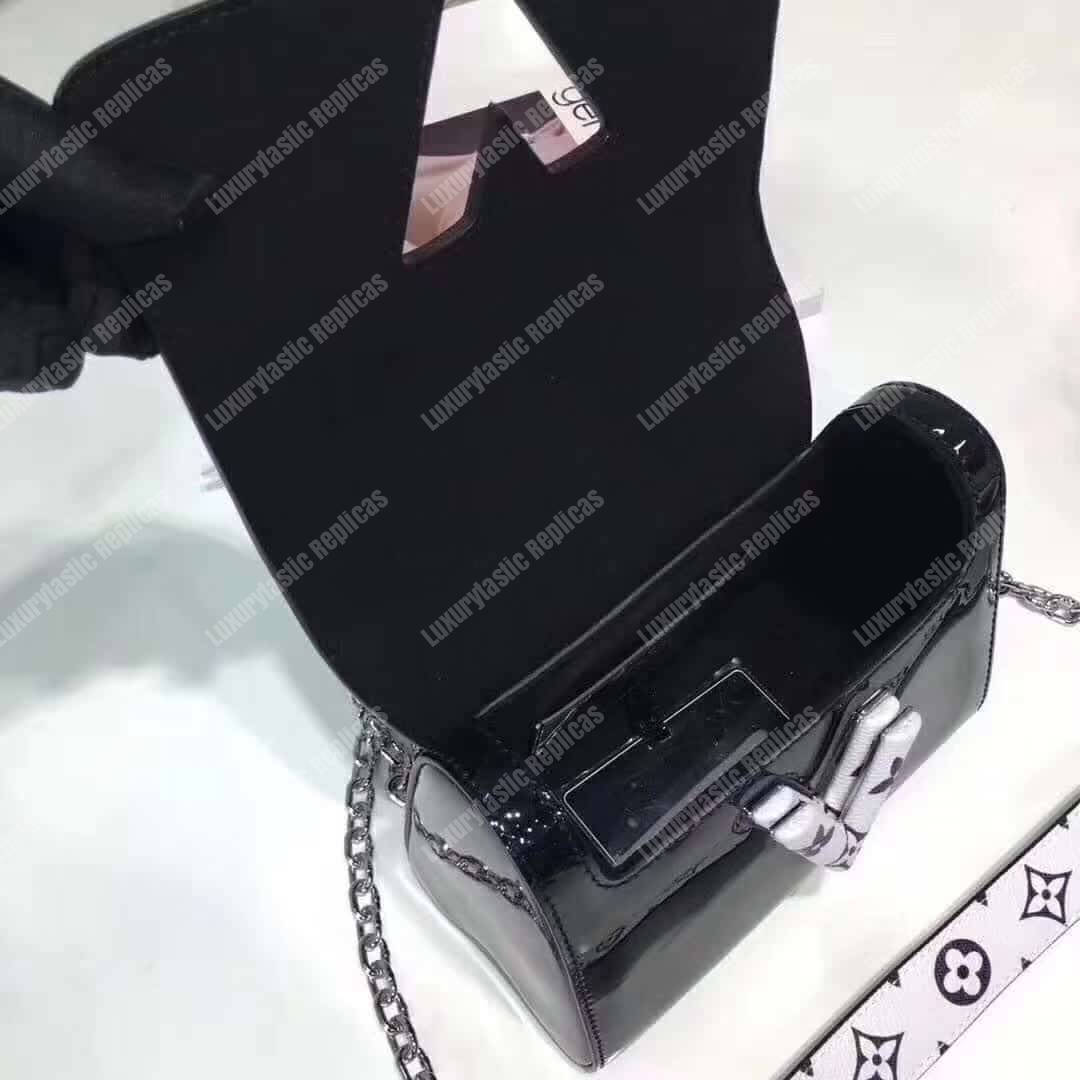LV Twist PM Monogram Vernis Leather Noir