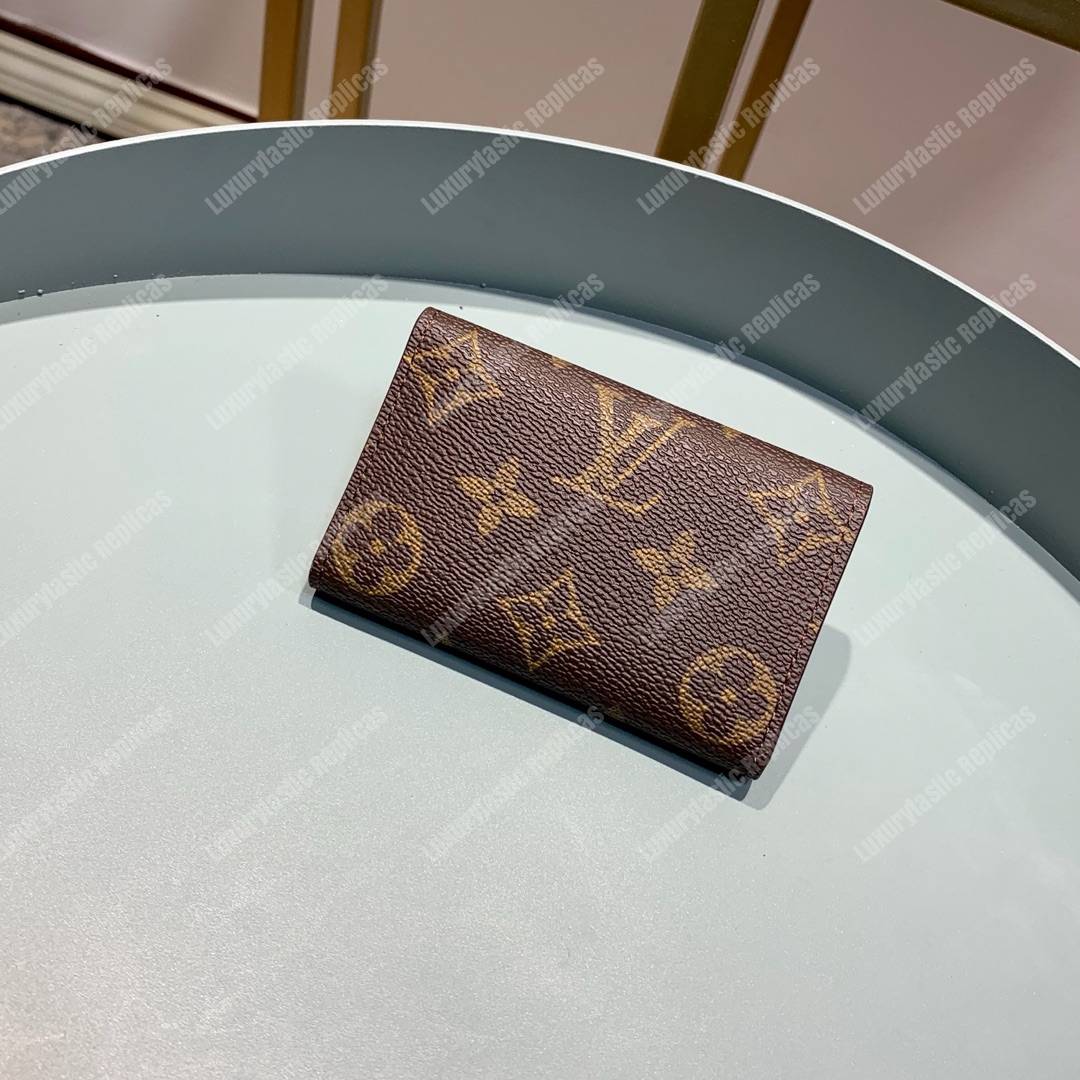 LV 6 Key Holder Monogram Canvas Pivoine