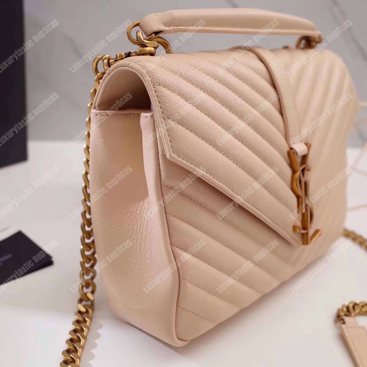 Saint Laurent Classic Medium College Monogram Powder