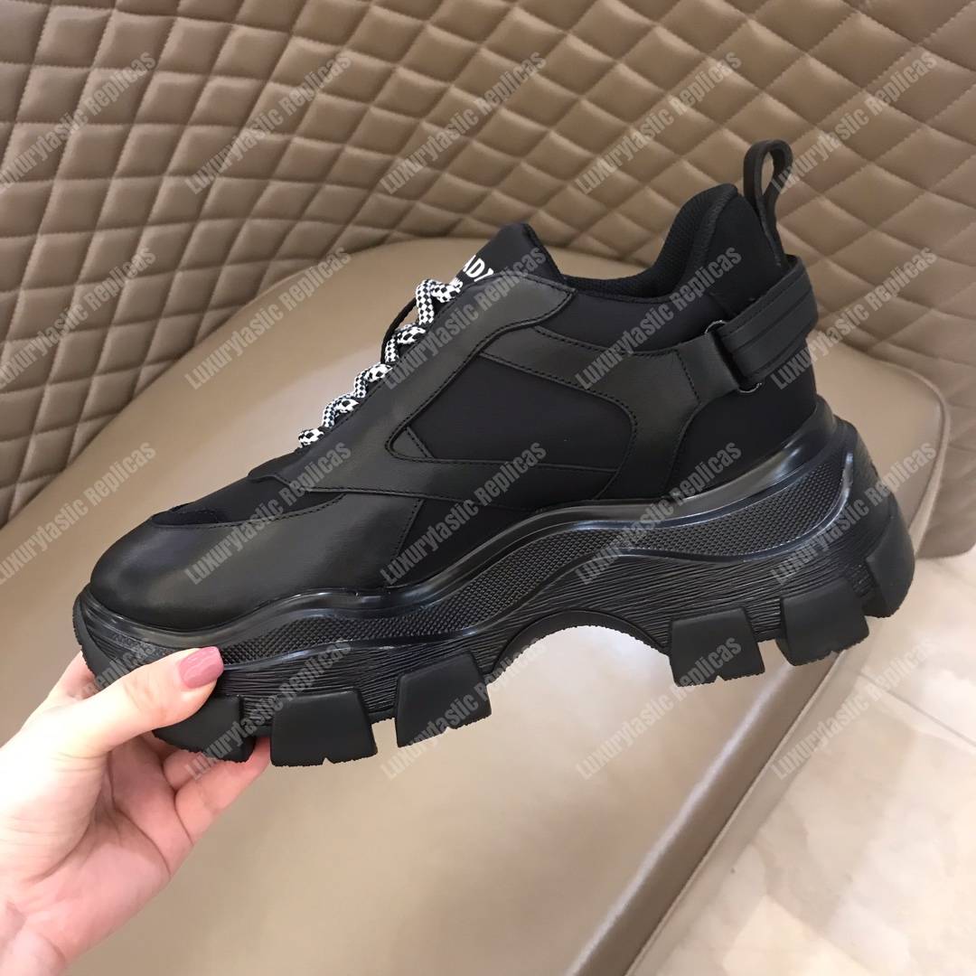 Pra*a block sneakers black