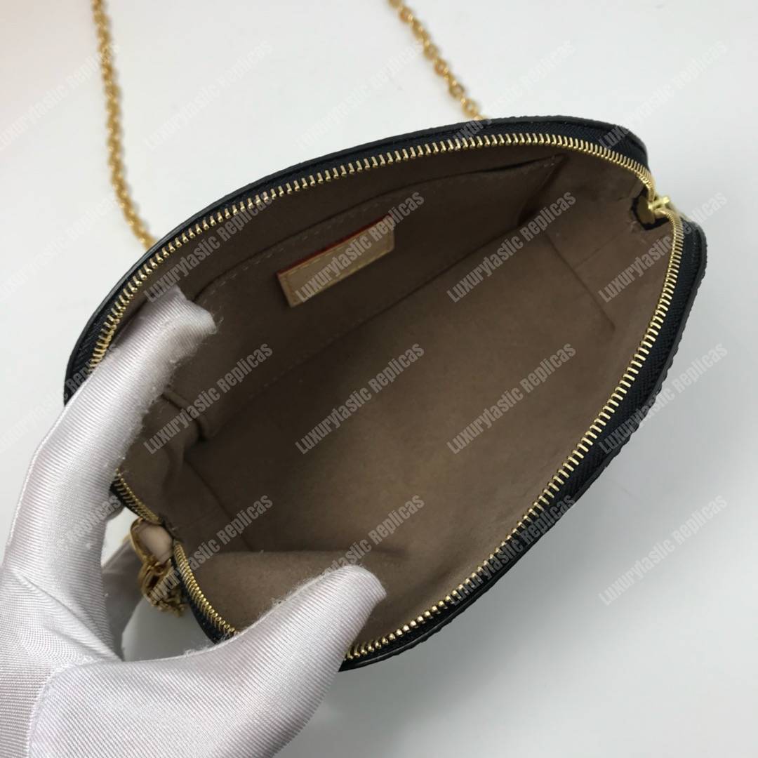 LV Multicolor Cosmetic Pouch GM Black