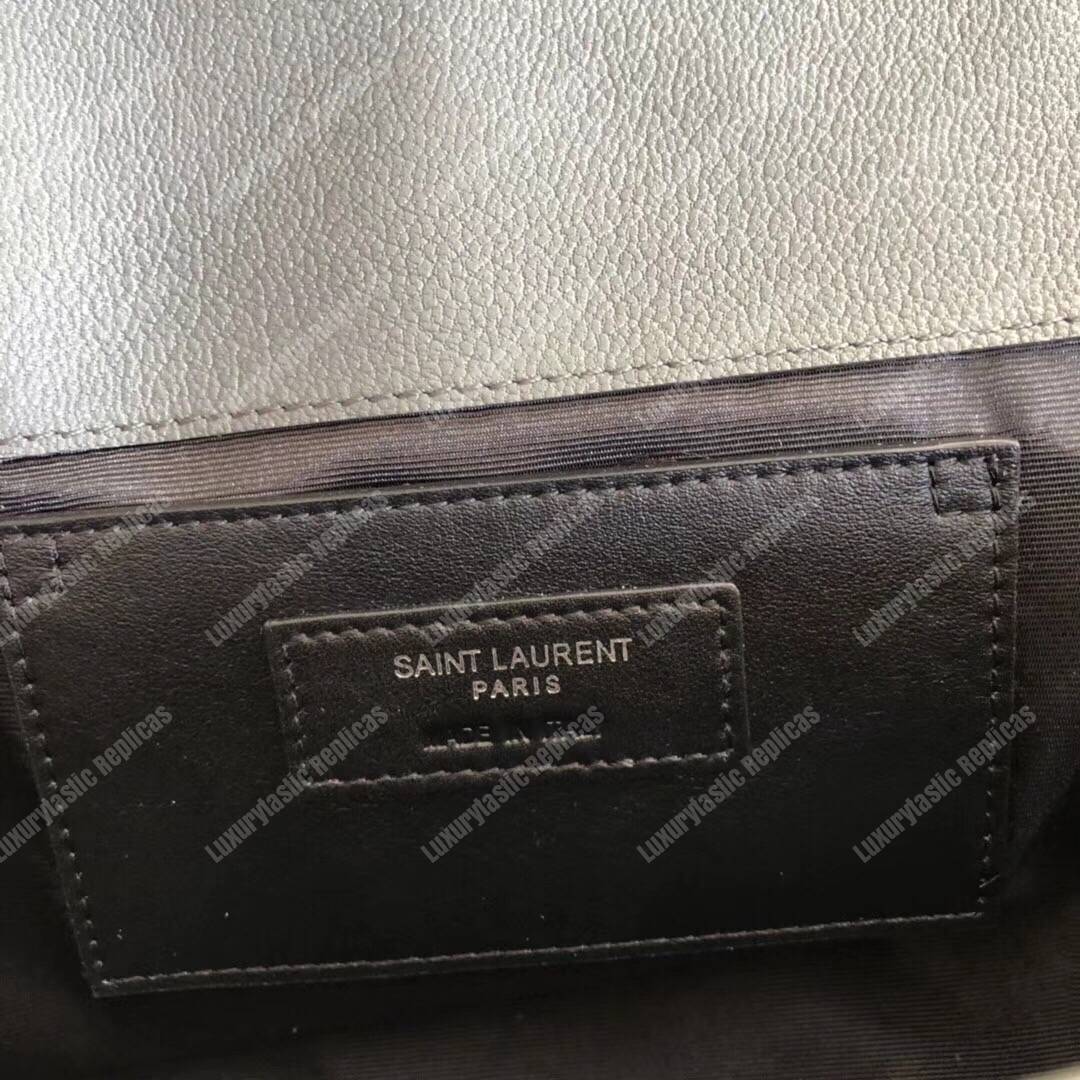 Saint Laurent Classic Medium Soft Envelope Dark Anthracite