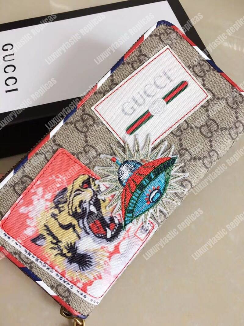G*u*i courier gg sup*e zip around wallet