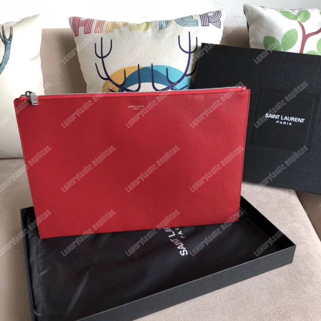 Saint Laurent Document Holder Red