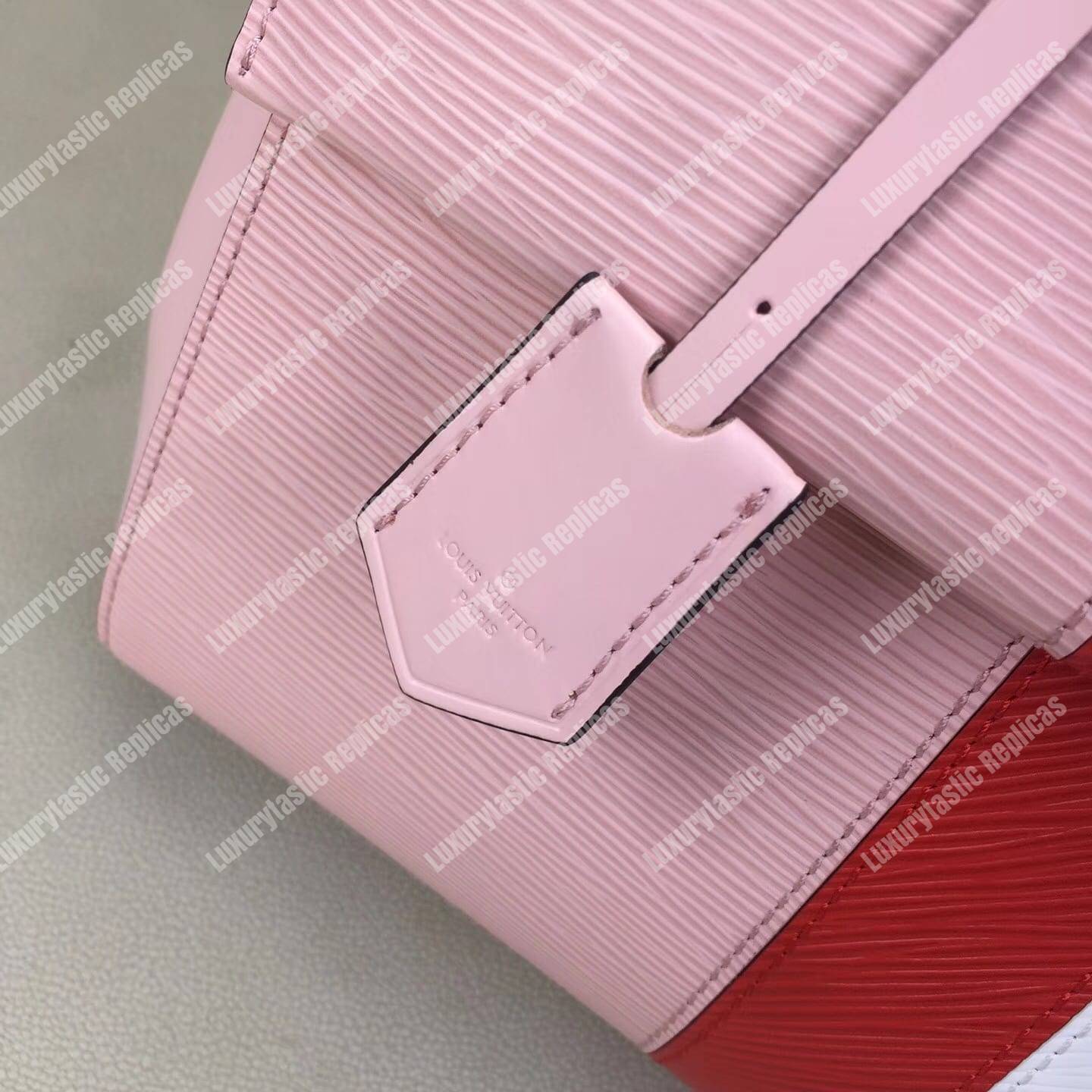 LV Cluny MM Epi Leather Rose Ballerine