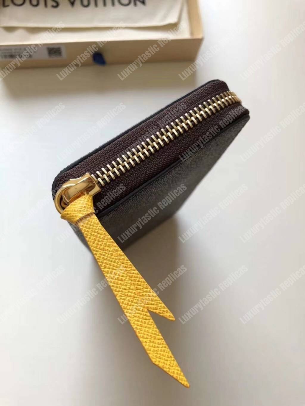 LV Clemence Wallet Monogram Safran