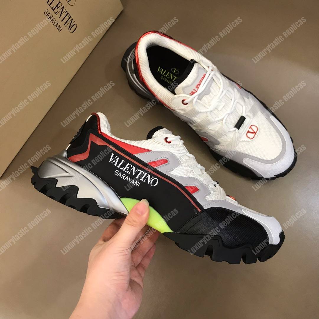 Valentino Climbers Sneaker Black/Red/Gray