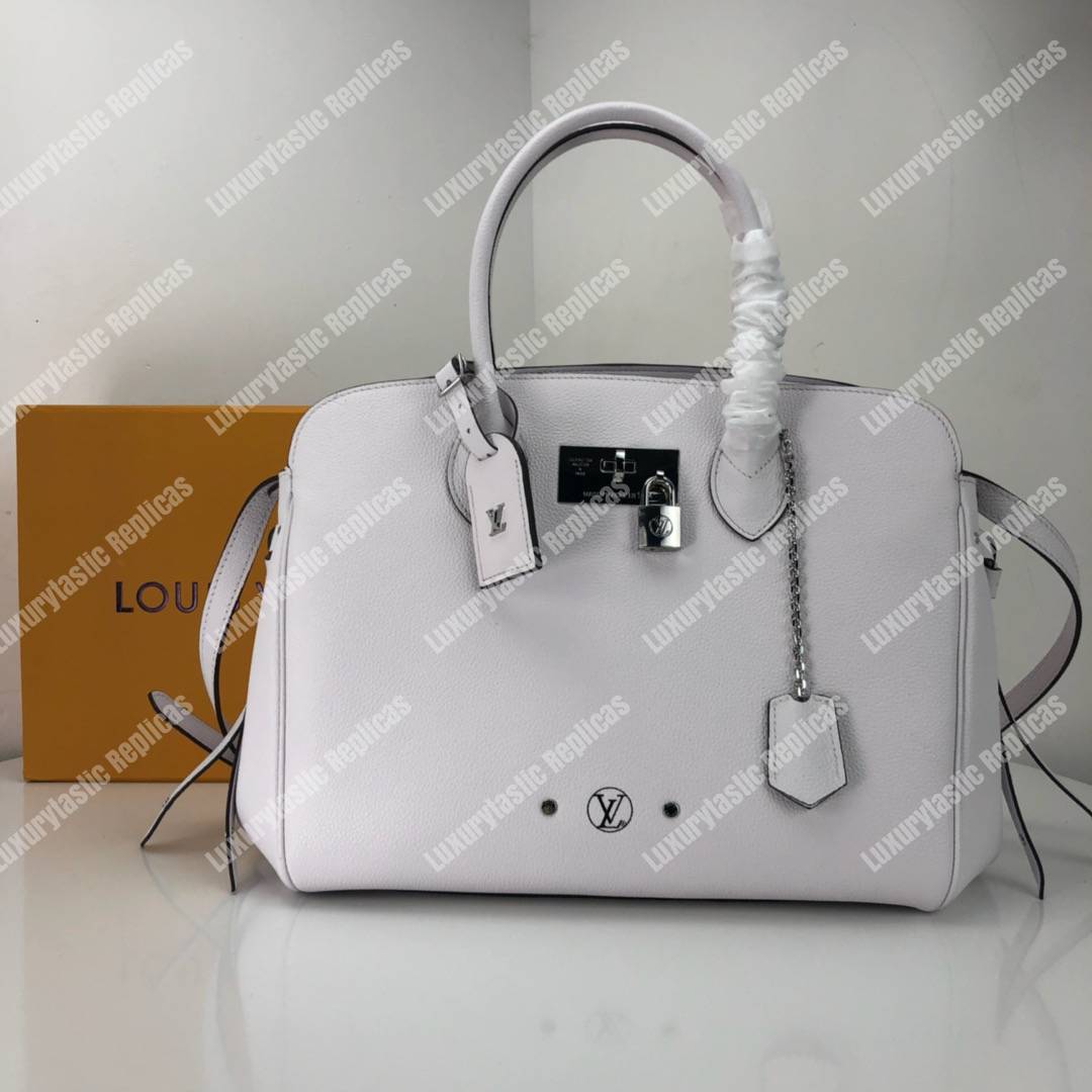 LV Milla MM Autres Cuirs Craie