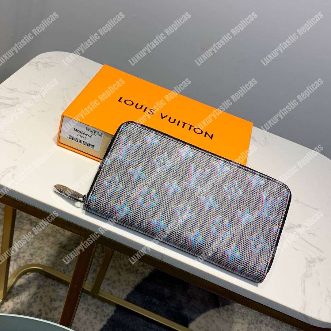 LV Zippy Wallet Monogram LV Pop motif