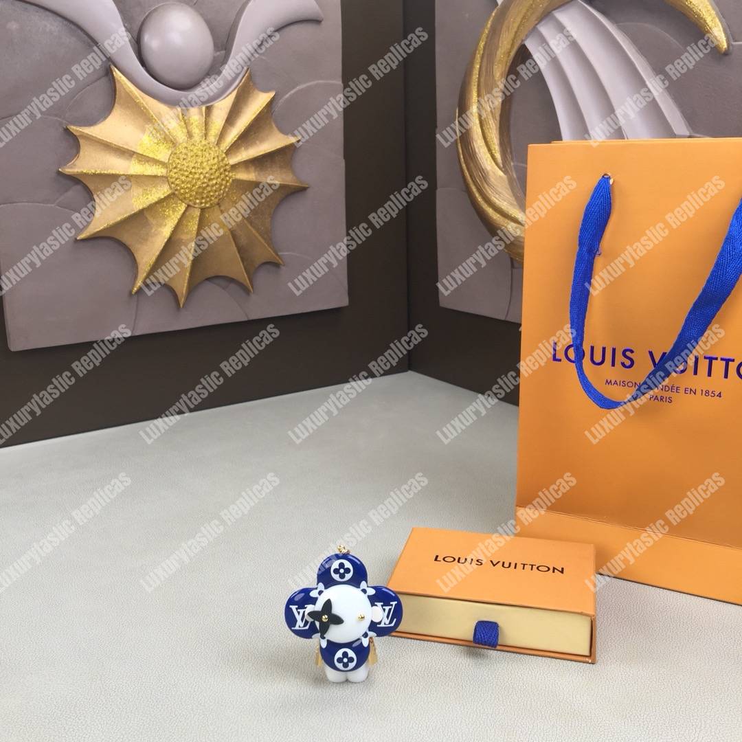 LV Vivienne Monogram Giant Bag Charm and Key Holder Blue