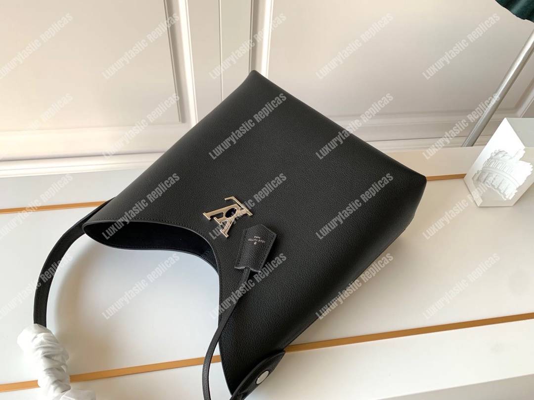 LV Lockme Hobo Black