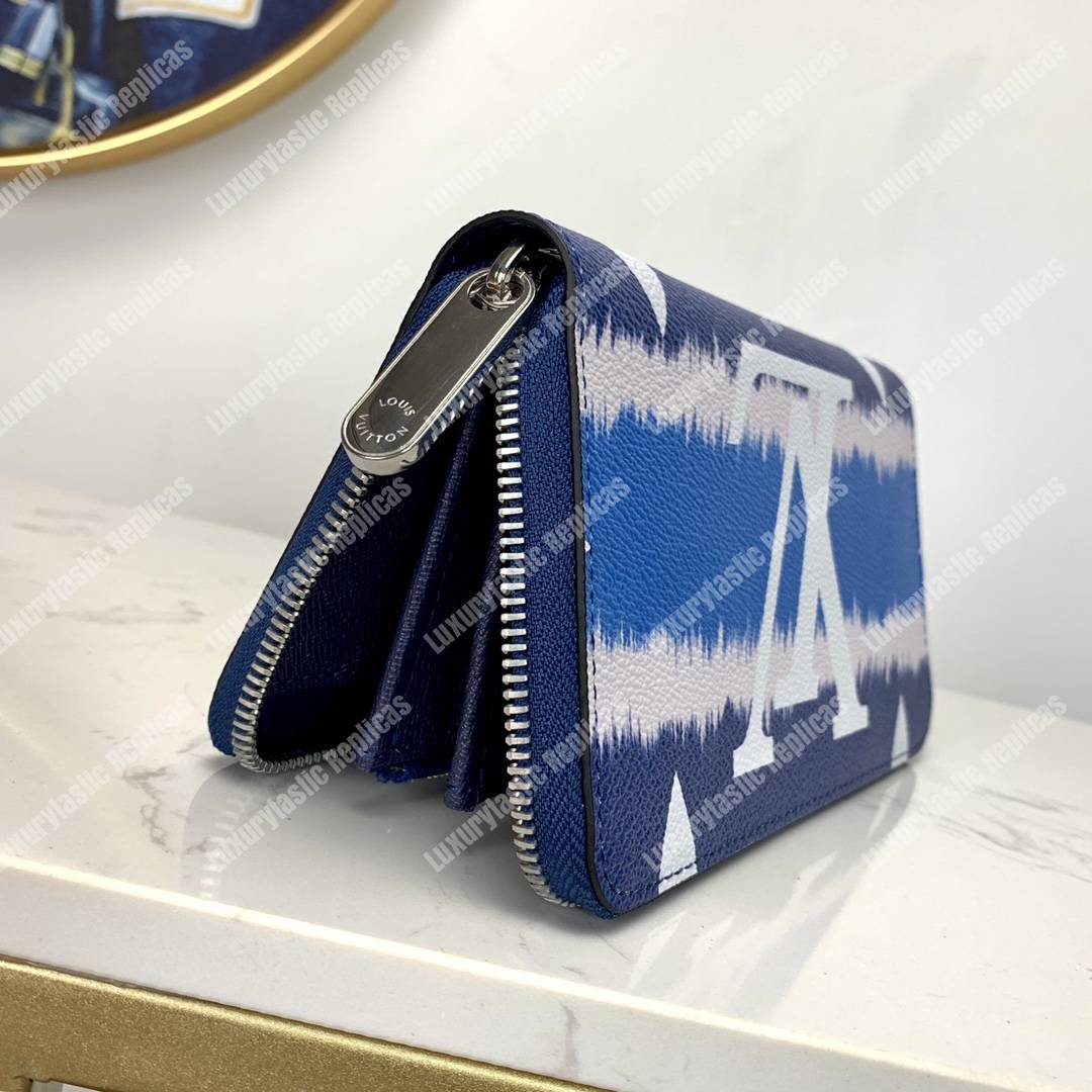 LV Escale Zippy Wallet Bleu