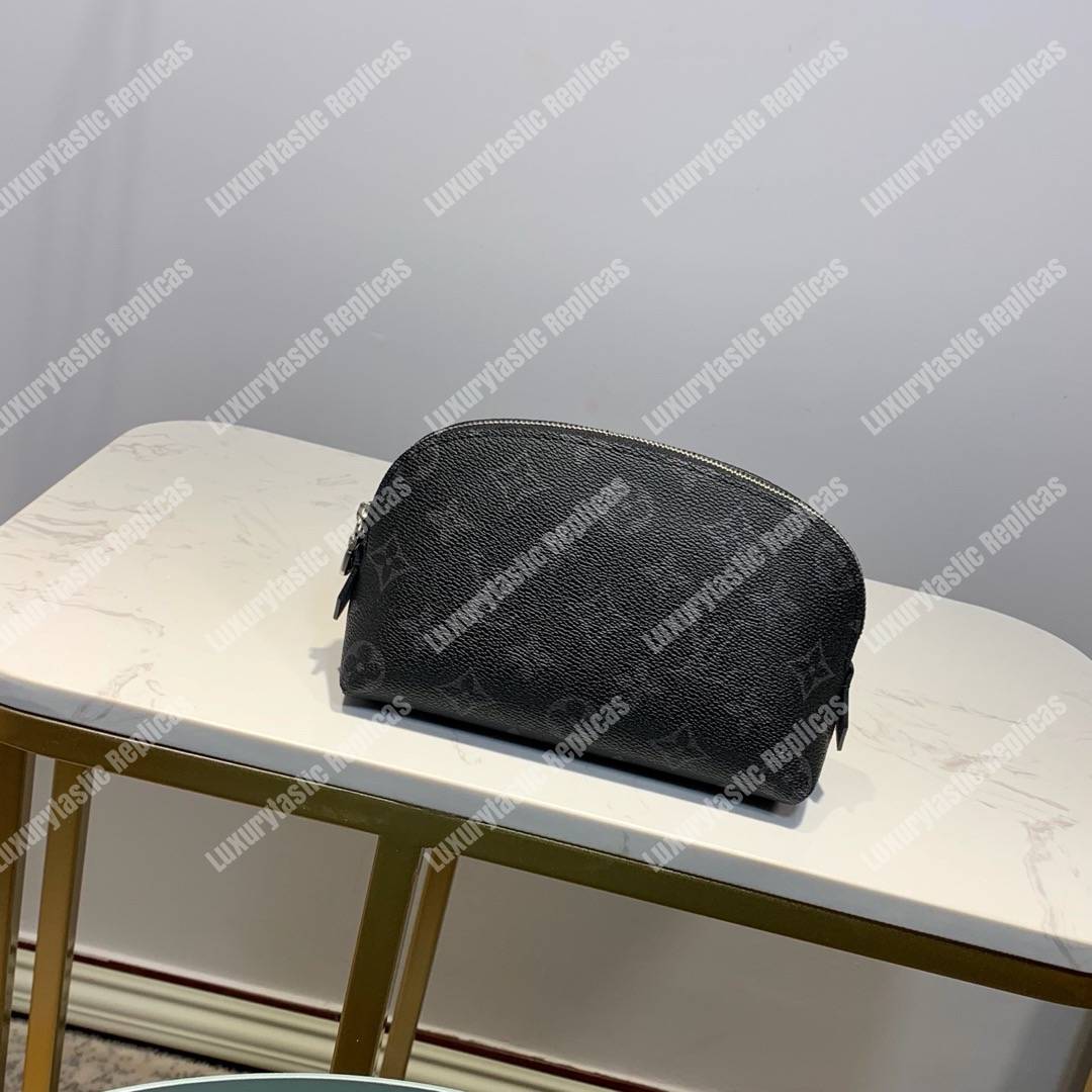 LV Cosmetic Pouch PM Monogram Eclipse