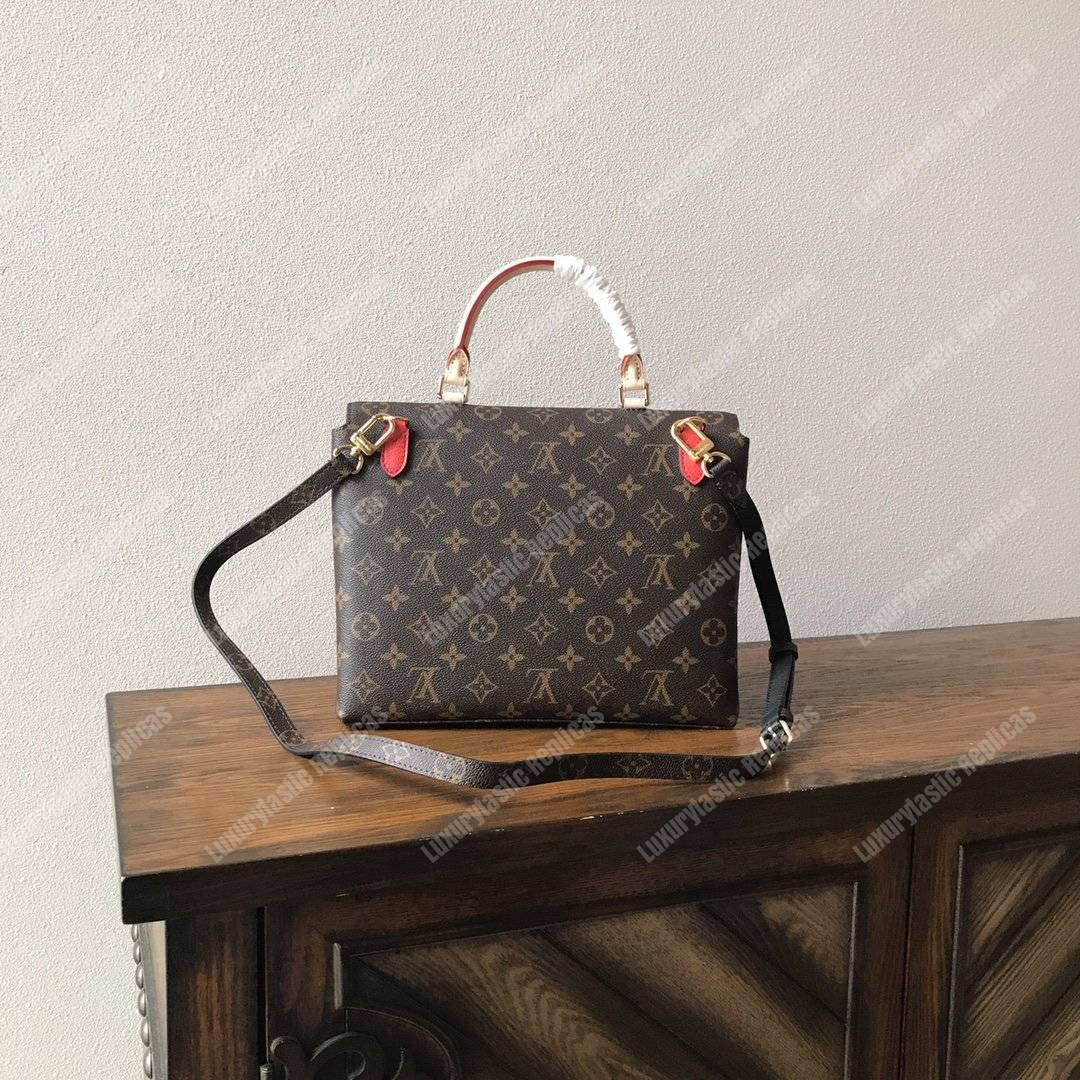 LV Marignan Bag Monogram Coquelicot