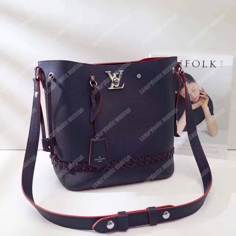 LV Lockme Bucket Marine Rouge