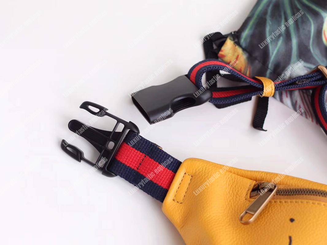 G*u*i coco capitán logo belt bag yellow