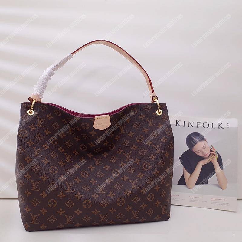 LV Graceful MM Monogram Pivoine