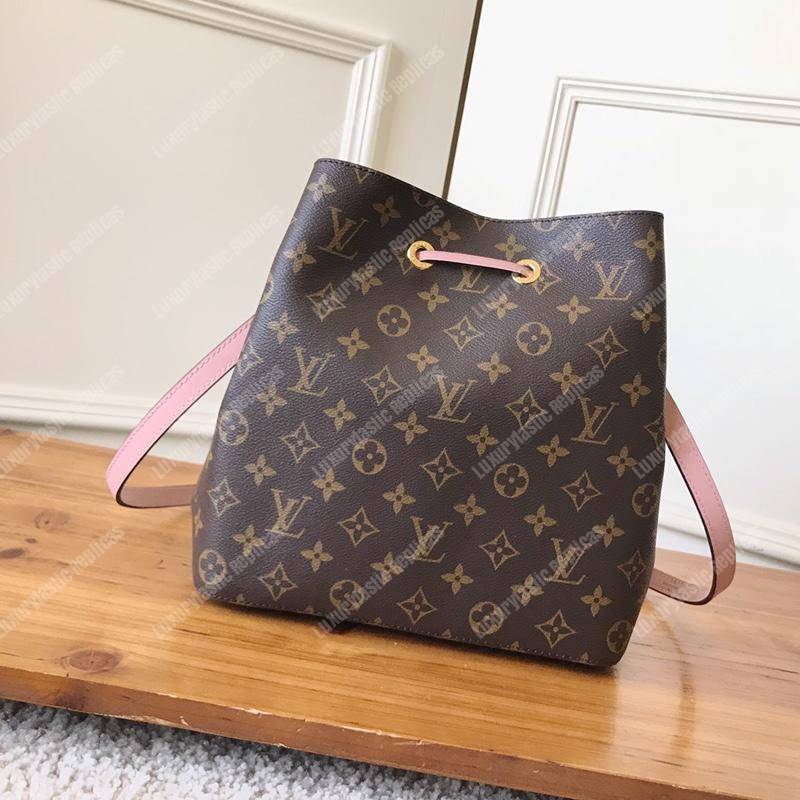 LV NéoNoé Bag Monogram Rose Poudre