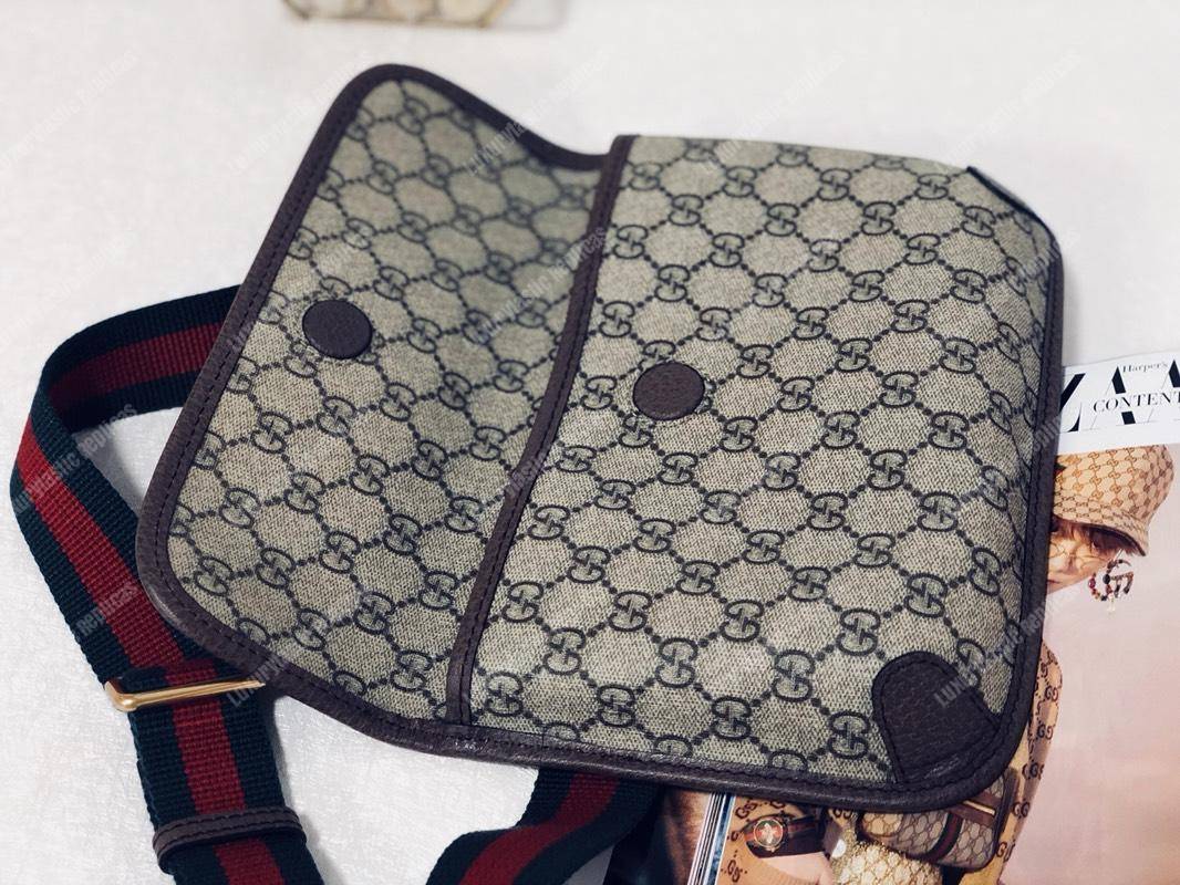 G*u*i gg sup*e belt bag brown trims