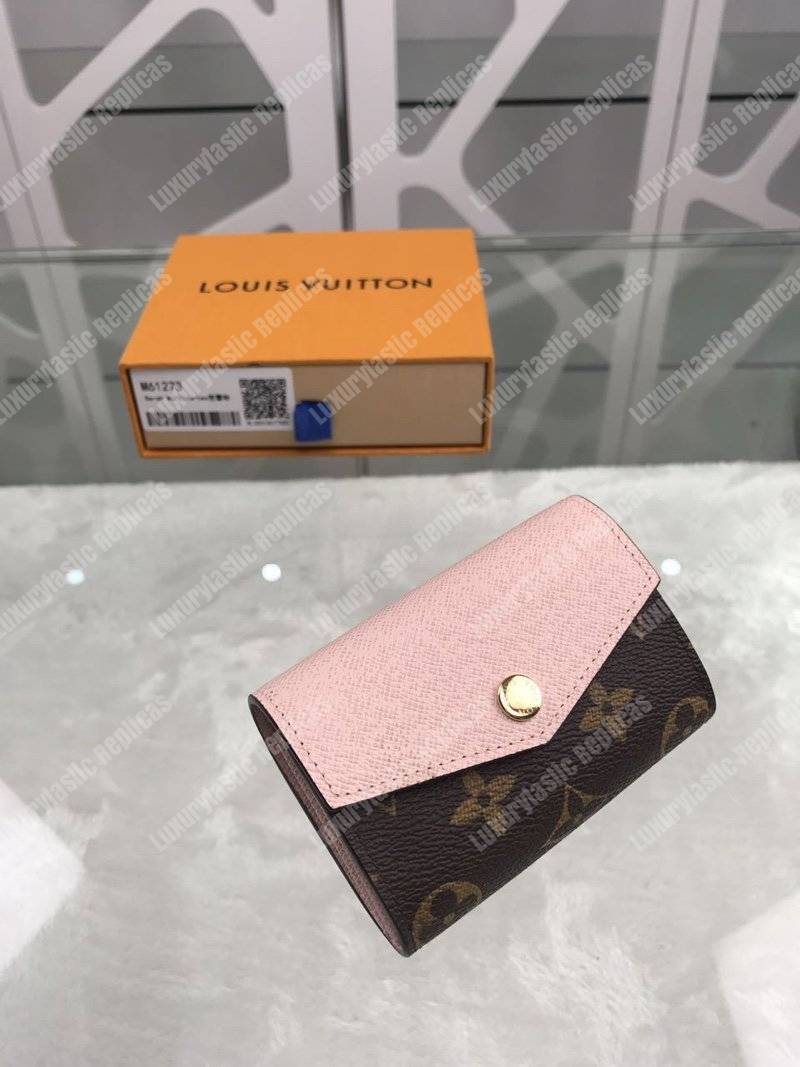 LV Sarah Multicartes Rose Ballerine Pink