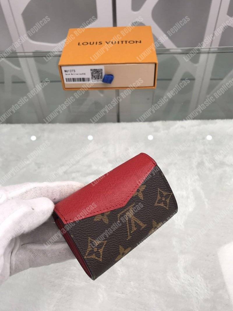 LV Sarah Multicartes Cerise