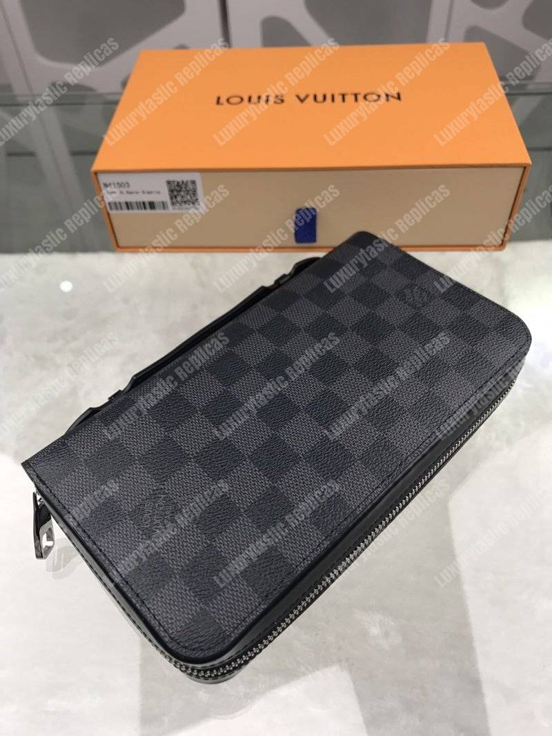 LV Zippy XL Wallet Damier Graphite Canvas