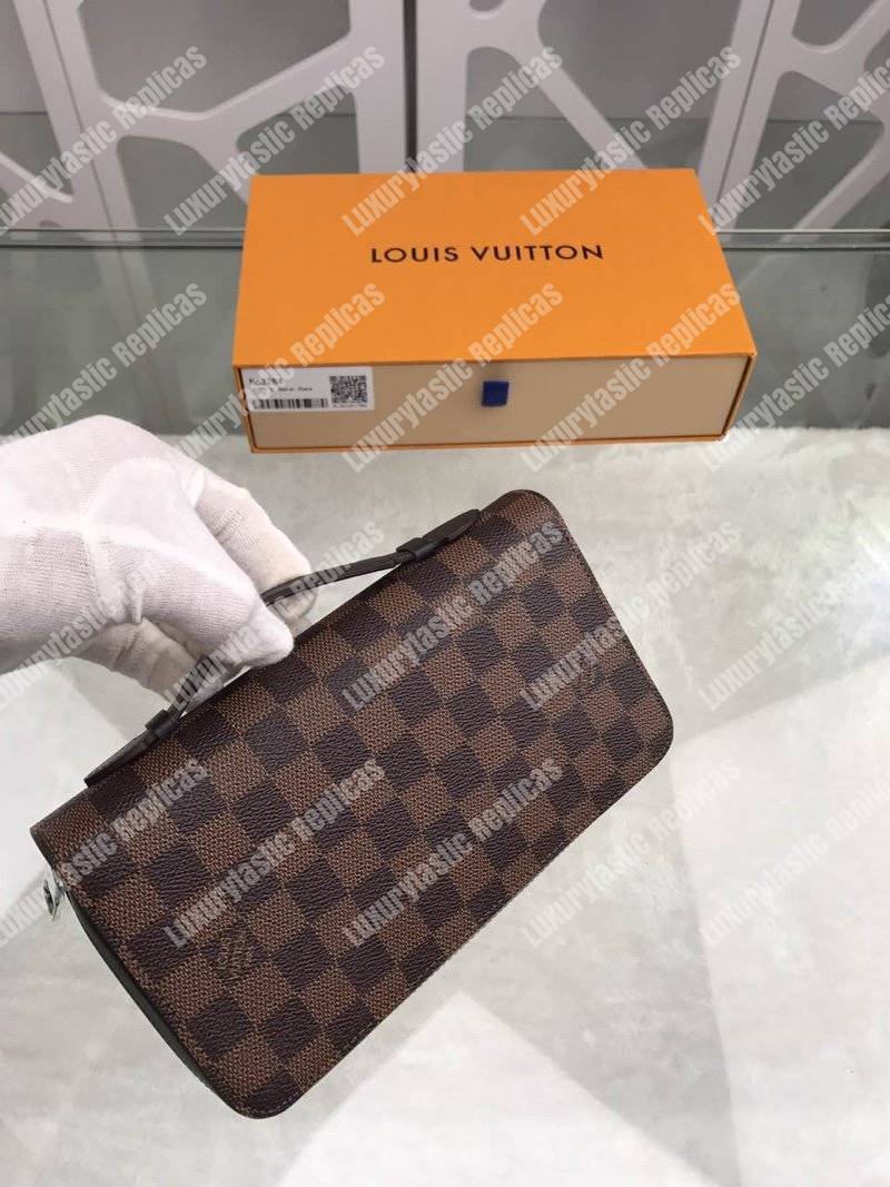 LV Zippy Wallet XL Wallet Damier Ebene
