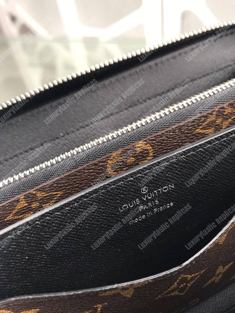 LV Zippy XL Wallet Monogram Macassar Canvas