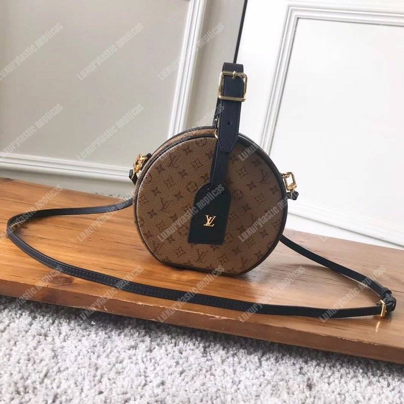 LV Petite Boite Chapeau Monogram Reverse Canvas