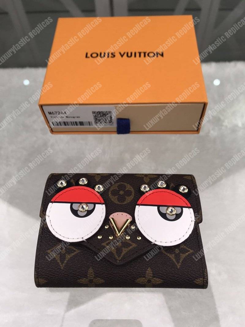 LV Victorine Wallet Monogram Canvas Lovely Birds