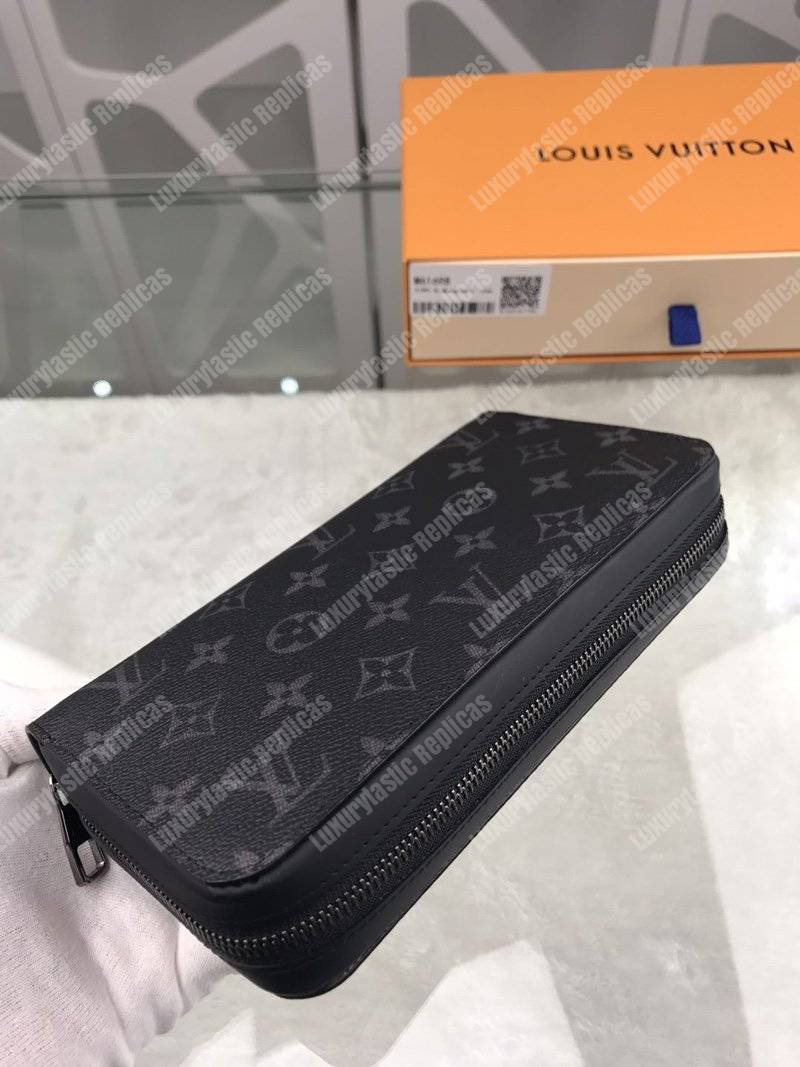 LV Zippy XL Wallet Monogram Eclipse Canvas