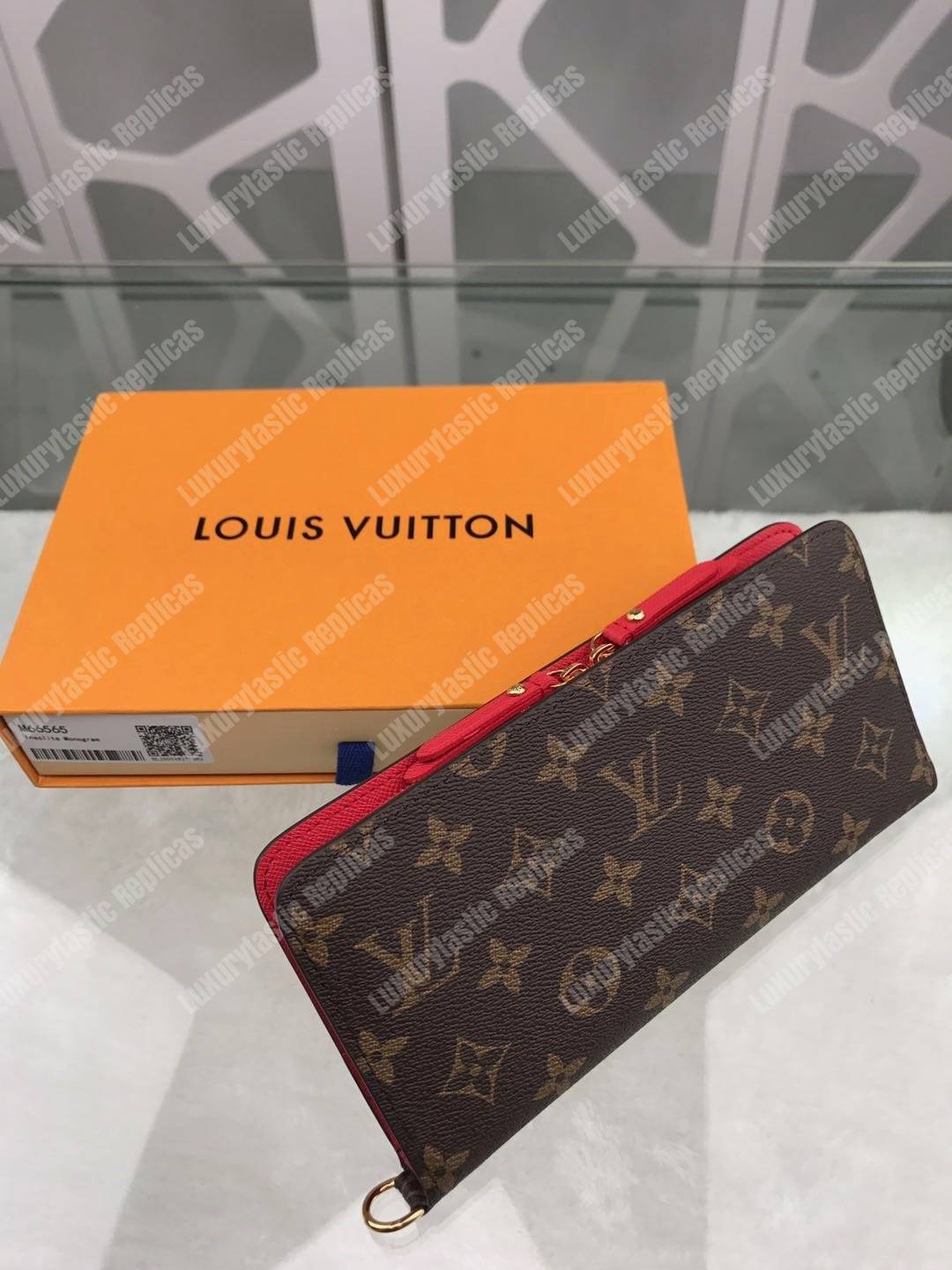 LV Insolite Wallet Monogram Canvas Coquelicot