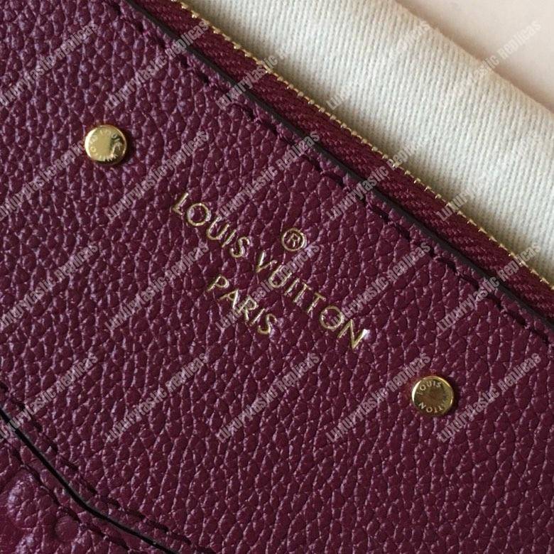LV Daily Pouch Monogram Empreinte Flamme